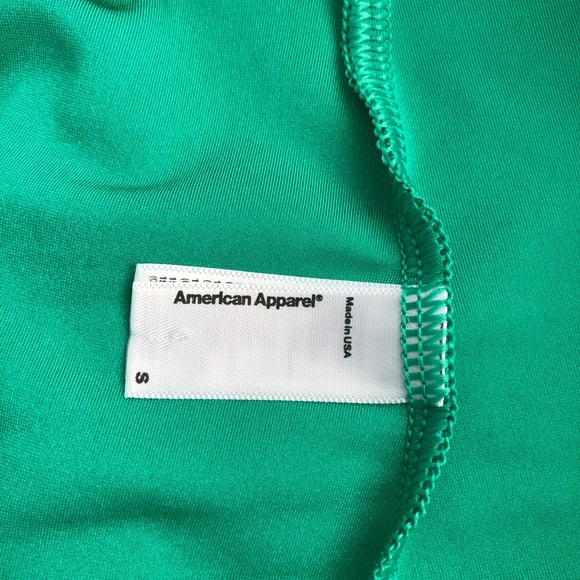5/$20 American Apparel green leggings, size Small - Picture 7 of 8